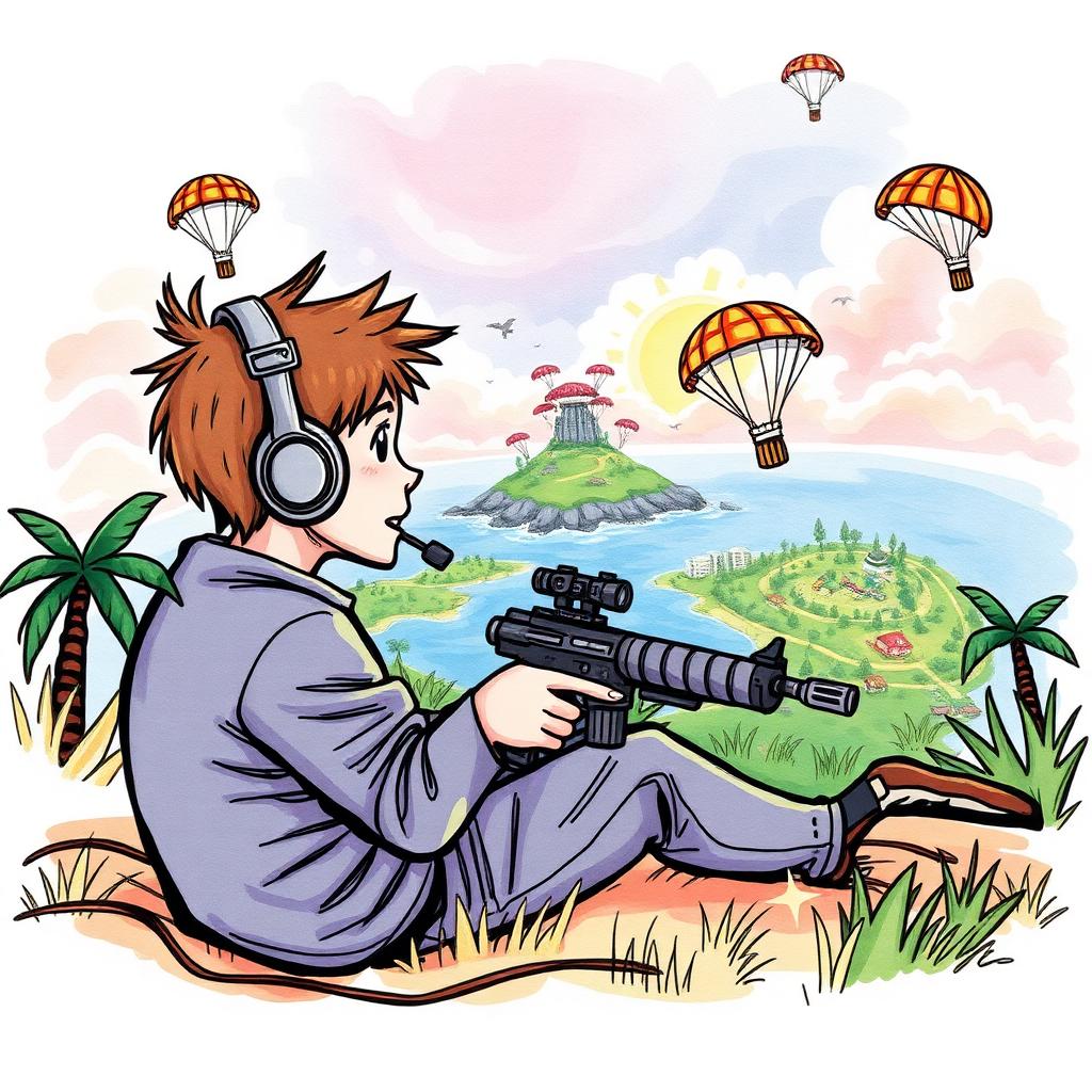 Fortnite 風格插畫